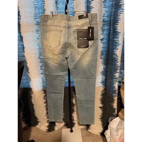 NWT Homme Femme Tesla Denim Gradient Jeans size 40 - Picture 4 of 11